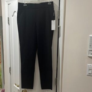 Thalian 8 Black stretchy Slim Fit Pants black spandex nylon rayon nwt